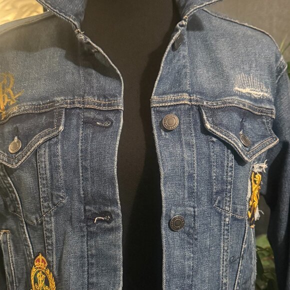 Michael Kors Patchwork Denim Jacket - Picture 3 of 9